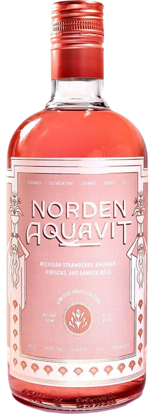 Strawberry Rhubarb Aquavit