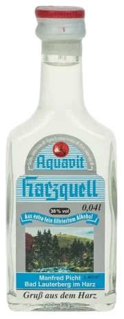 Harzquell Aquavit — front