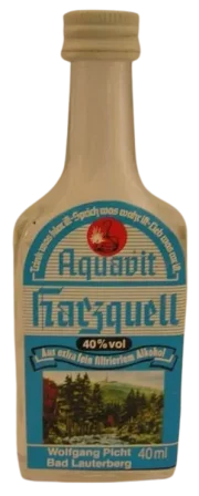 Harzquell Aquavit — front