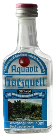 Harzquell Aquavit — front
