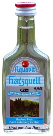 Harzquell Aquavit — front