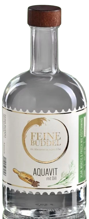 Feine Buddel Aquavit mit Dill