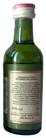 Malteserkreuz Aquavit — back