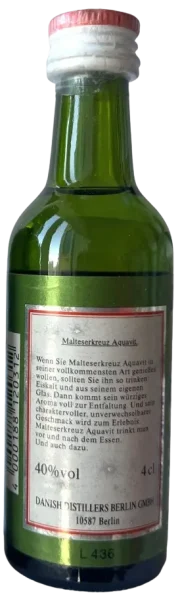 Malteserkreuz Aquavit — back