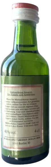 Malteserkreuz Aquavit — back
