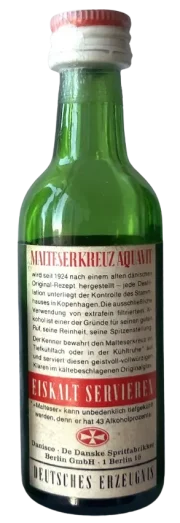 Malteserkreuz Aquavit — back