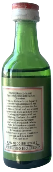 Malteserkreuz Aquavit — back