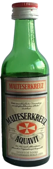 Malteserkreuz Aquavit — front