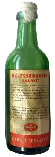 Malteserkreuz Aquavit — back