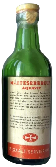 Malteserkreuz Aquavit — back