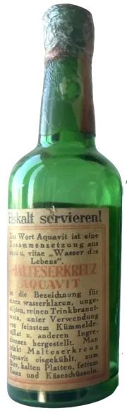 Malteserkreuz Aquavit — back