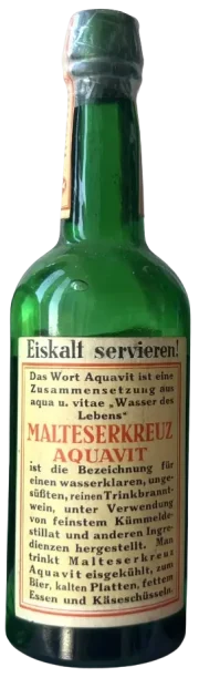 Malteserkreuz Aquavit — back