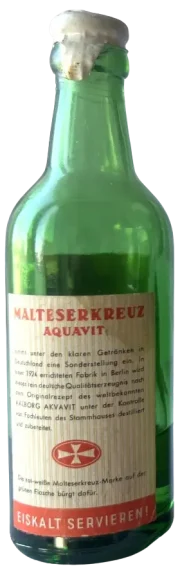 Malteserkreuz Aquavit — back