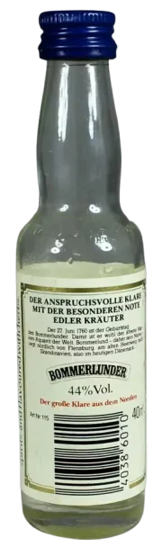 Bommerlunder Aquavit — back
