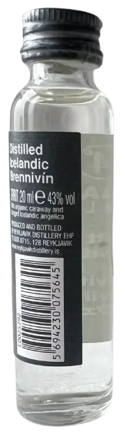 64° Reykjavik Brennivin — back