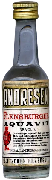 Andresen Flensburger Aquavit — front