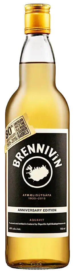 Brennivín 80th Anniversary Edition Aquavit