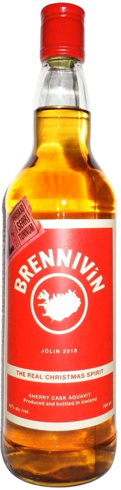 Brennivín Jólín 2018 Christmas Aquavit