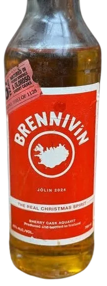 Brennivín Jólín 2024 Christmas Aquavit