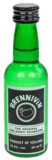 Brennivín Original Icelandic Aquavit — front