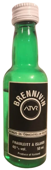 Brennivín Original Icelandic Aquavit — front