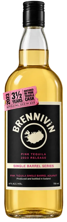 Brennivín Pink Tequila 2023 Single Barrel Aquavit