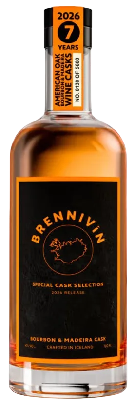 Brennivín Special Cask Selection 7 Years 2026 Aquavit